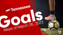 Tennessee: Goals from Week of March 26, 2023