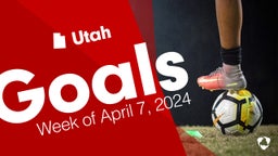Utah: Goals from Week of April 7, 2024