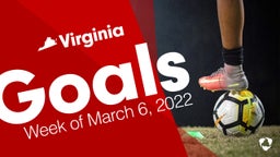 Virginia: Goals from Week of March 6, 2022