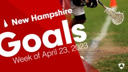 New Hampshire: Goals from Week of April 23, 2023