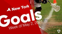 New York: Goals from Week of May 2, 2021