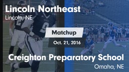 Matchup: Lincoln Northeast vs. Creighton Preparatory School 2016