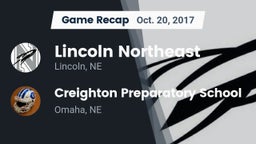 Recap: Lincoln Northeast  vs. Creighton Preparatory School 2017
