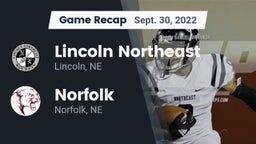 Recap: Lincoln Northeast  vs. Norfolk  2022