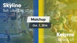 Matchup: Skyline High vs. Kearns  2016