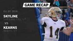 Recap: Skyline  vs. Kearns  2016