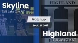 Matchup: Skyline High vs. Highland  2018