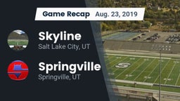 Recap: Skyline  vs. Springville  2019