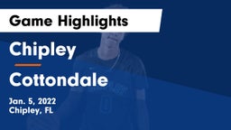Chipley  vs Cottondale  Game Highlights - Jan. 5, 2022