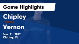 Chipley  vs Vernon  Game Highlights - Jan. 21, 2022