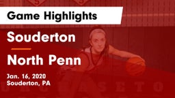 Souderton  vs North Penn  Game Highlights - Jan. 16, 2020