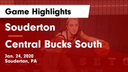 Souderton  vs Central Bucks South  Game Highlights - Jan. 24, 2020