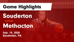 Souderton  vs Methacton  Game Highlights - Feb. 19, 2020