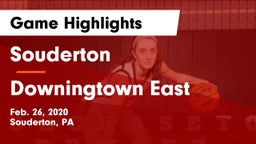 Souderton  vs Downingtown East  Game Highlights - Feb. 26, 2020