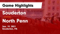 Souderton  vs North Penn  Game Highlights - Jan. 19, 2021