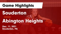 Souderton  vs Abington Heights  Game Highlights - Dec. 11, 2021