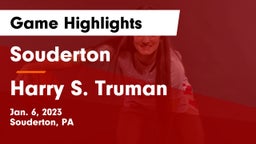Souderton  vs Harry S. Truman Game Highlights - Jan. 6, 2023