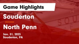 Souderton  vs North Penn  Game Highlights - Jan. 31, 2023
