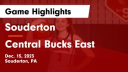 Souderton  vs Central Bucks East  Game Highlights - Dec. 15, 2023