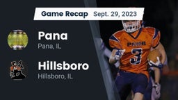 Recap: Pana  vs. Hillsboro  2023