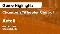Chambers/Wheeler Central  vs Axtell  Game Highlights - Dec. 30, 2023