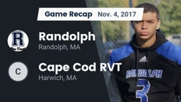 Recap: Randolph  vs. Cape Cod RVT  2017