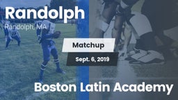 Matchup: Randolph  vs. Boston Latin Academy 2019