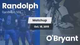 Matchup: Randolph  vs. O'Bryant  2019
