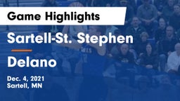 Sartell-St. Stephen  vs Delano  Game Highlights - Dec. 4, 2021