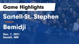 Sartell-St. Stephen  vs Bemidji  Game Highlights - Dec. 7, 2021