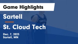 Sartell  vs St. Cloud Tech Game Highlights - Dec. 7, 2023