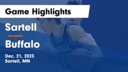 Sartell  vs Buffalo  Game Highlights - Dec. 21, 2023