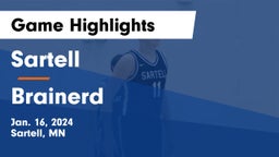 Sartell  vs Brainerd  Game Highlights - Jan. 16, 2024