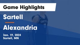 Sartell  vs Alexandria  Game Highlights - Jan. 19, 2024