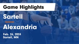 Sartell  vs Alexandria  Game Highlights - Feb. 26, 2024