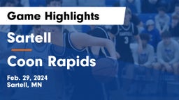 Sartell  vs Coon Rapids  Game Highlights - Feb. 29, 2024