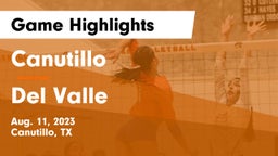 Canutillo  vs Del Valle  Game Highlights - Aug. 11, 2023