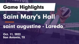 Saint Mary's Hall  vs saint augustine - Laredo Game Highlights - Oct. 11, 2022