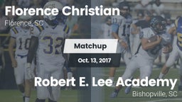 Matchup: Florence Christian vs. Robert E. Lee Academy 2017