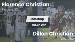 Matchup: Florence Christian vs. Dillon Christian  2017