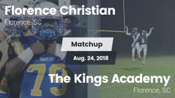Matchup: Florence Christian vs. The Kings Academy 2018