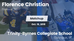 Matchup: Florence Christian vs. Trinity-Byrnes Collegiate School 2018