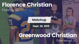 Matchup: Florence Christian vs. Greenwood Christian  2019