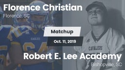 Matchup: Florence Christian vs. Robert E. Lee Academy 2019