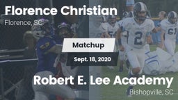 Matchup: Florence Christian vs. Robert E. Lee Academy 2020
