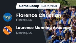 Recap: Florence Christian  vs. Laurence Manning Academy  2020