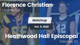 Matchup: Florence Christian vs. Heathwood Hall Episcopal  2020