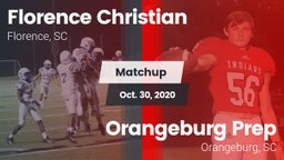 Matchup: Florence Christian vs. Orangeburg Prep  2020