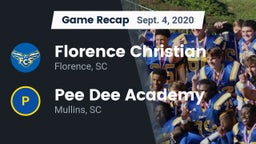 Recap: Florence Christian  vs. *** Dee Academy  2020