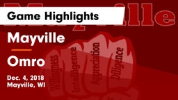 Mayville  vs Omro  Game Highlights - Dec. 4, 2018